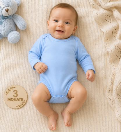 Baby Body Langarm Baumwolle