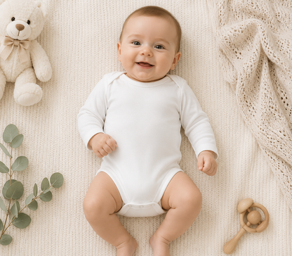 Baby Body Langarm Baumwolle