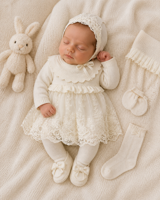 Strickkleid Nipperland Spitze