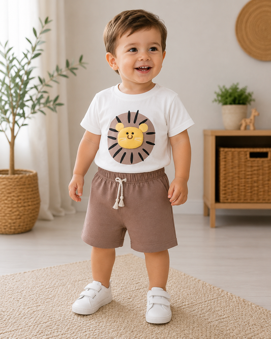 Babyset Baumwolle Löwe