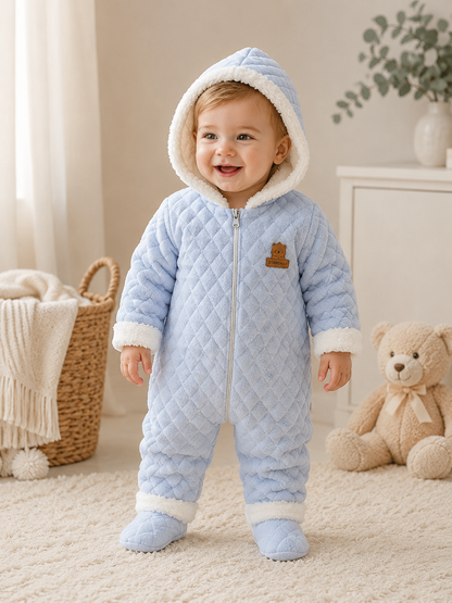 Babyoverall Polyester Steppoptik