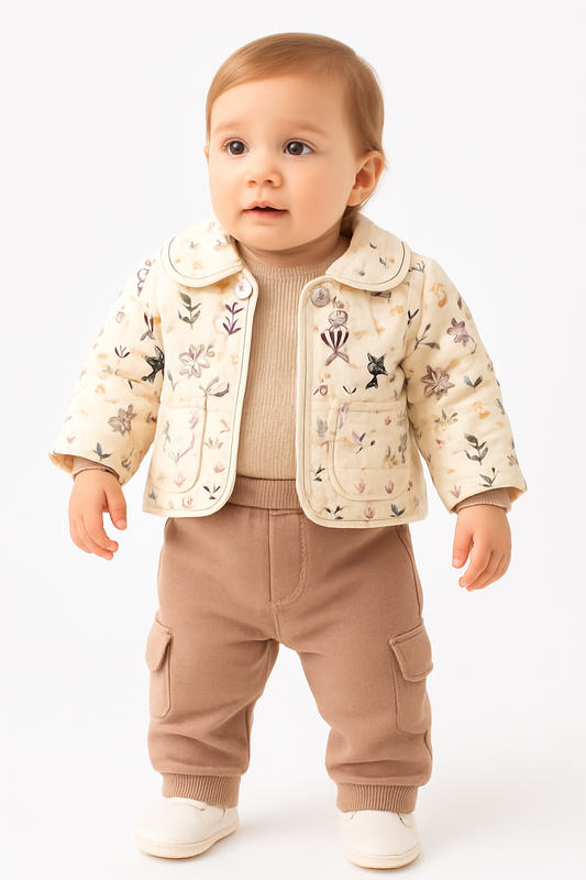 Baby 3-teiliges Set – Jacke, Hose & Sweatshirt
