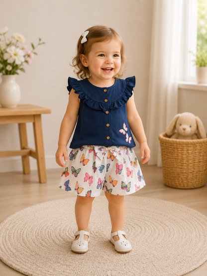 Mädchen Set Schmetterlinge