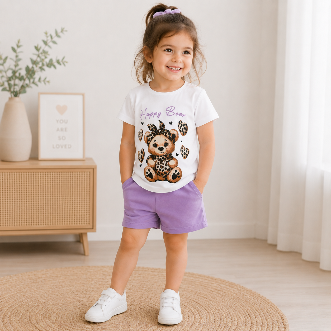 Mädchen Set Teddy