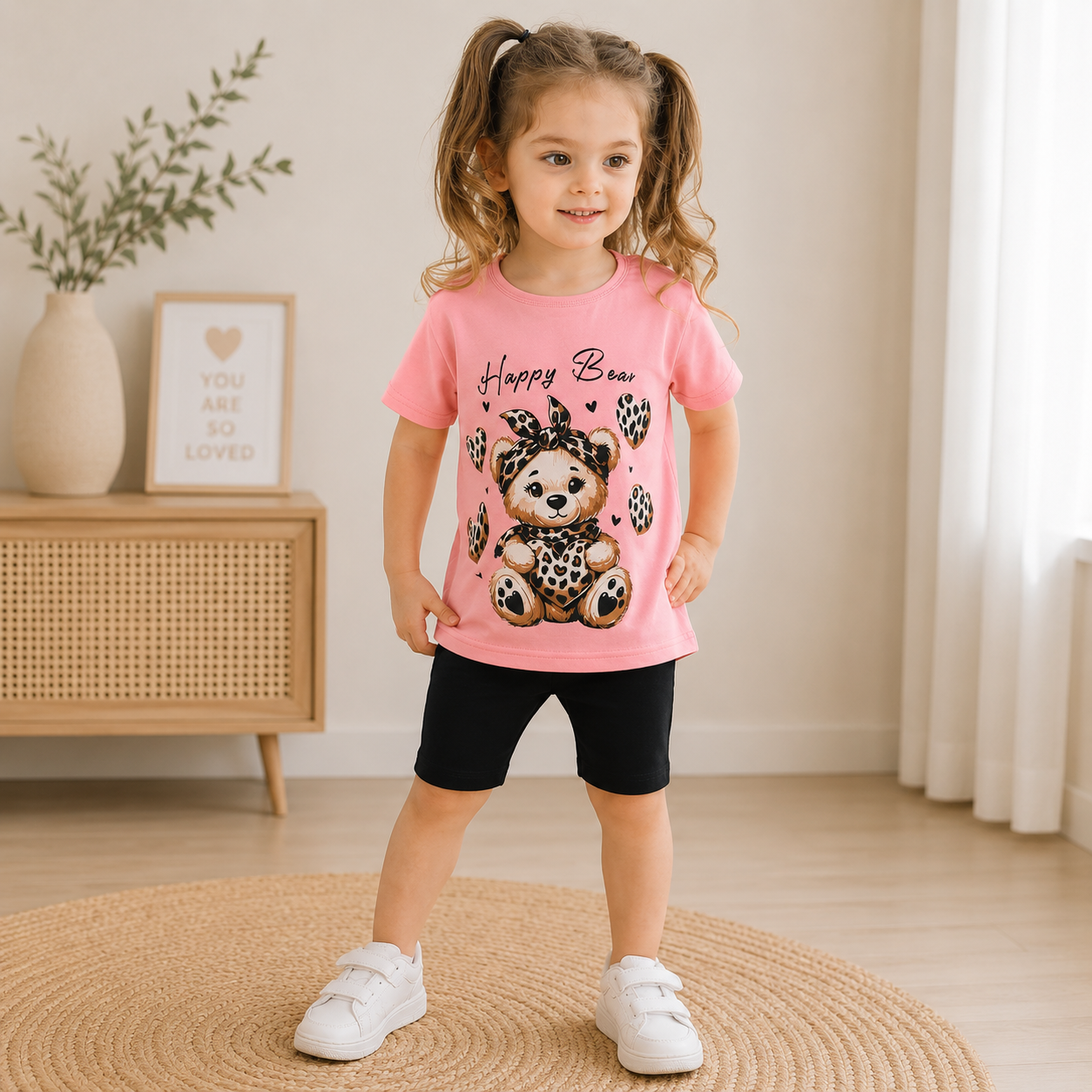 Mädchen Set Teddy