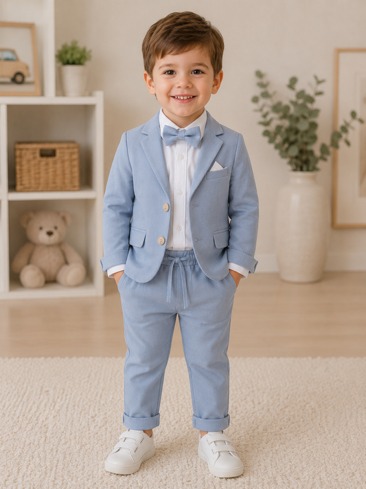 Jungen Anzug Hellblau