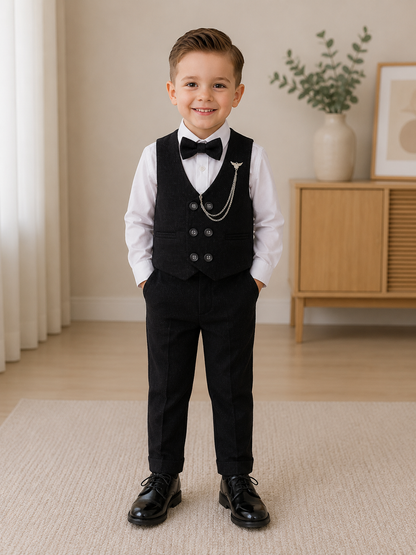Jungen Anzug Weste