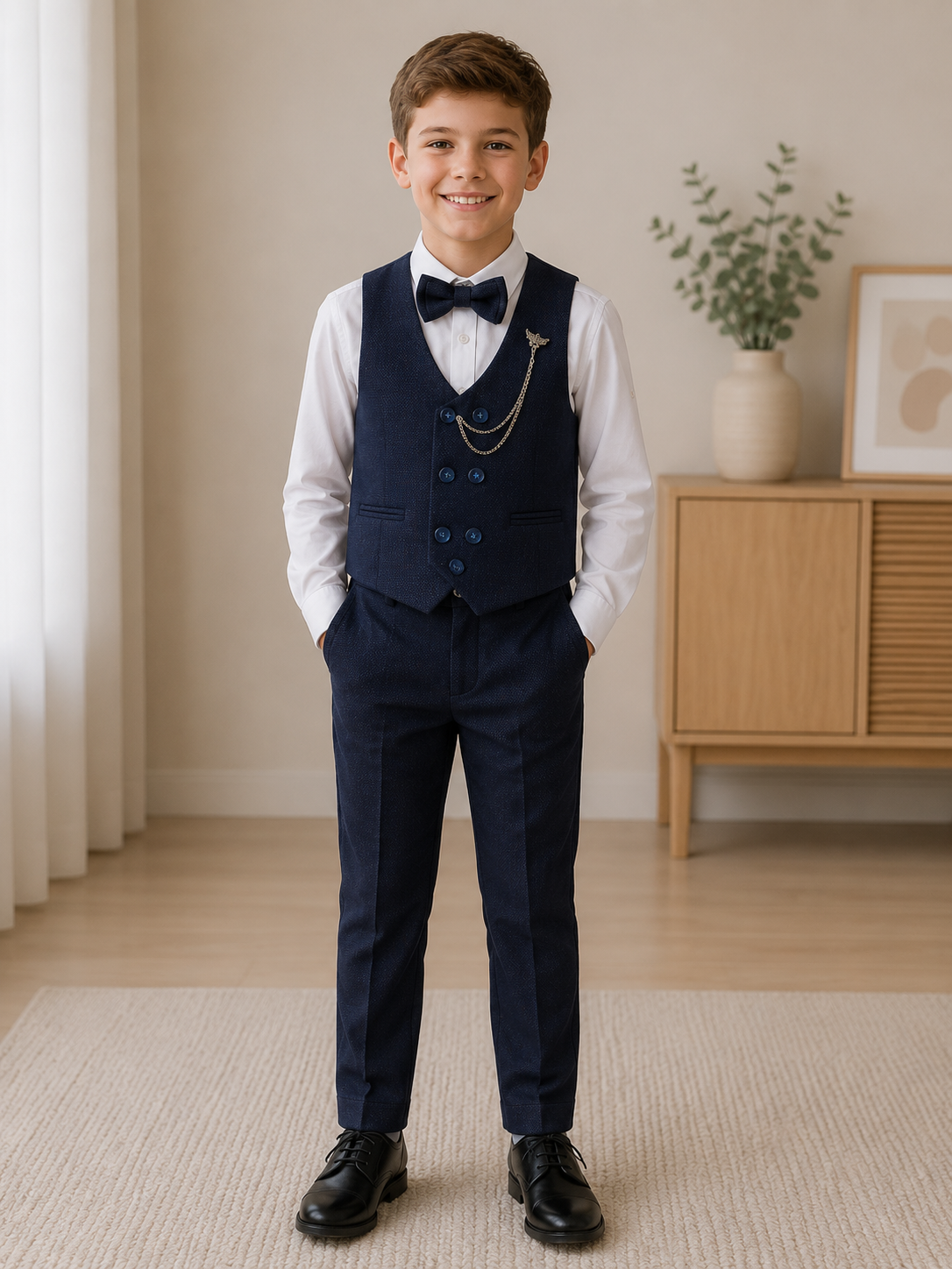 Jungen Anzug Weste