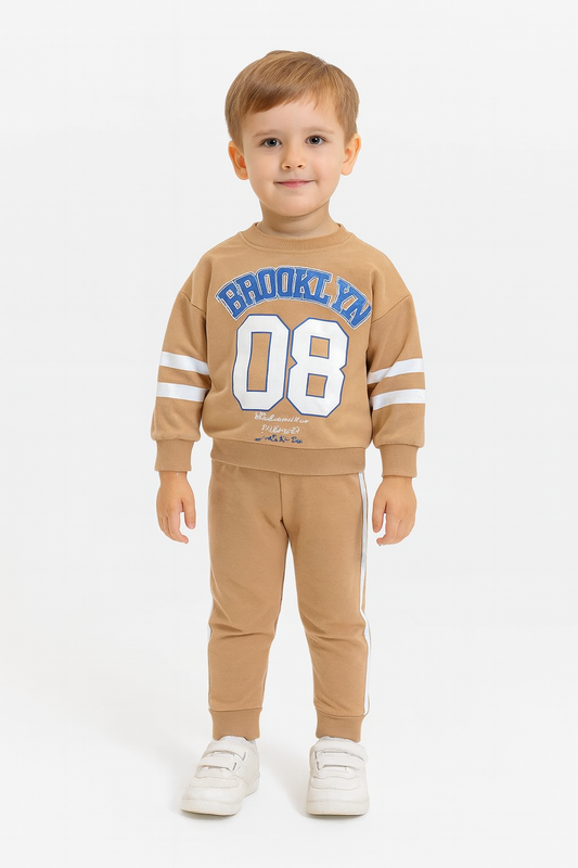 Jungen 2-teiliges Sport-Set – Sweatshirt & Jogginghose aus Baumwolle