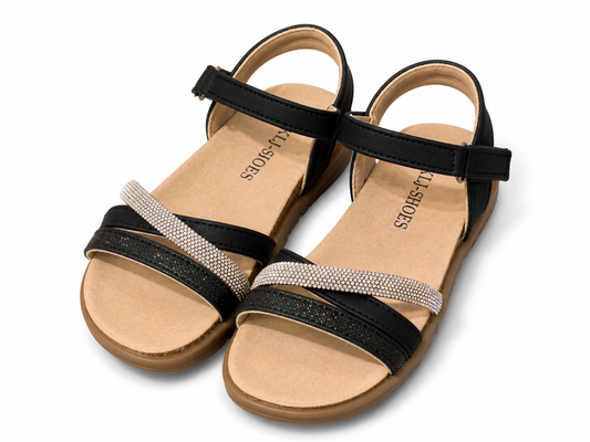 Sandalen Glitzer Riemen