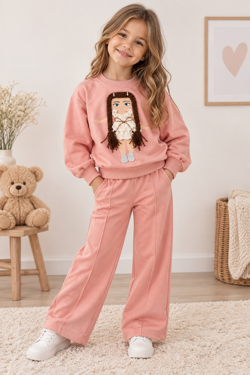 Mädchen Outfit Puppen-Patches