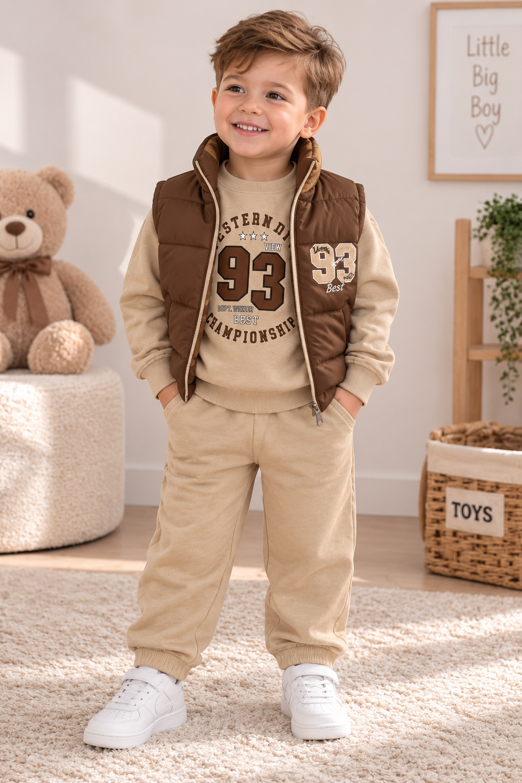 Jungen Outfit Weste