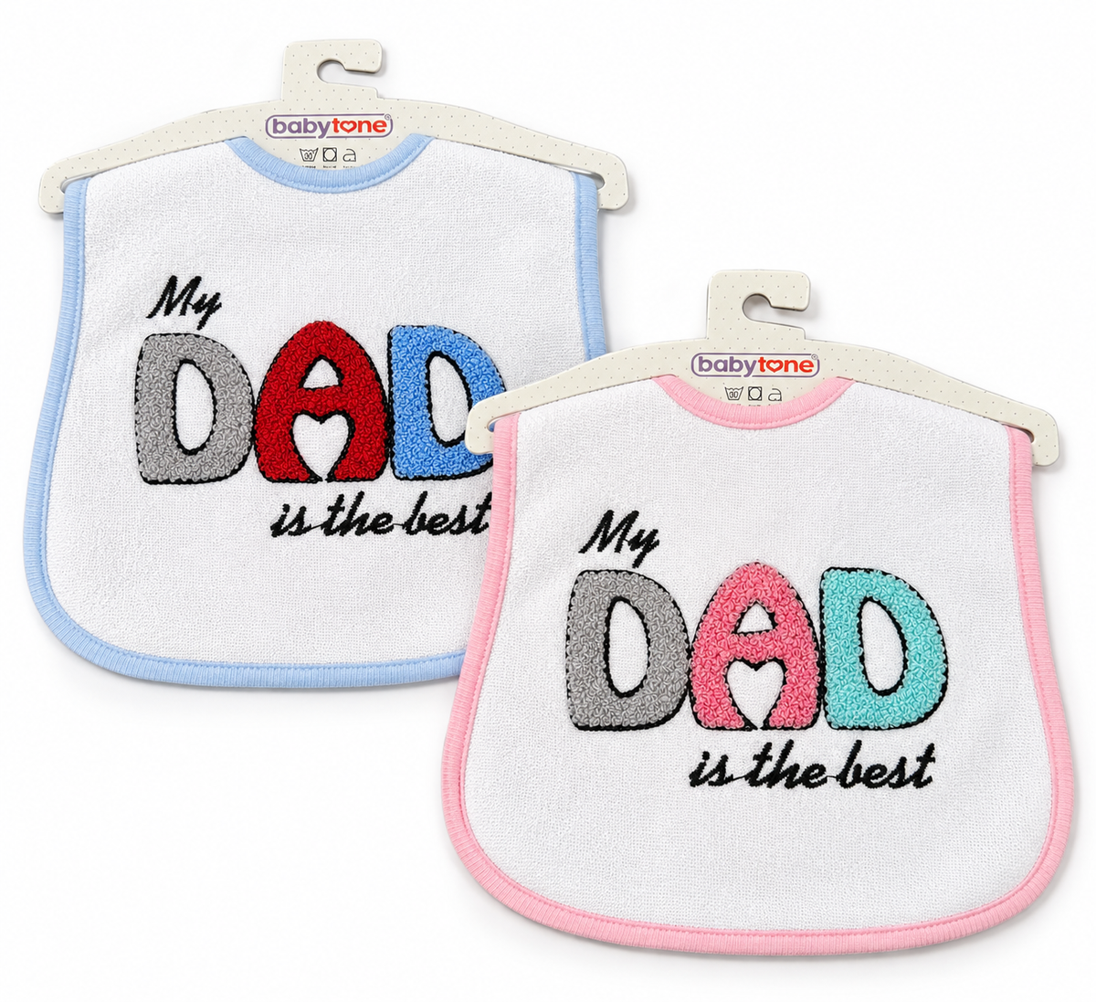 Babylätzchen Dad Schriftzug