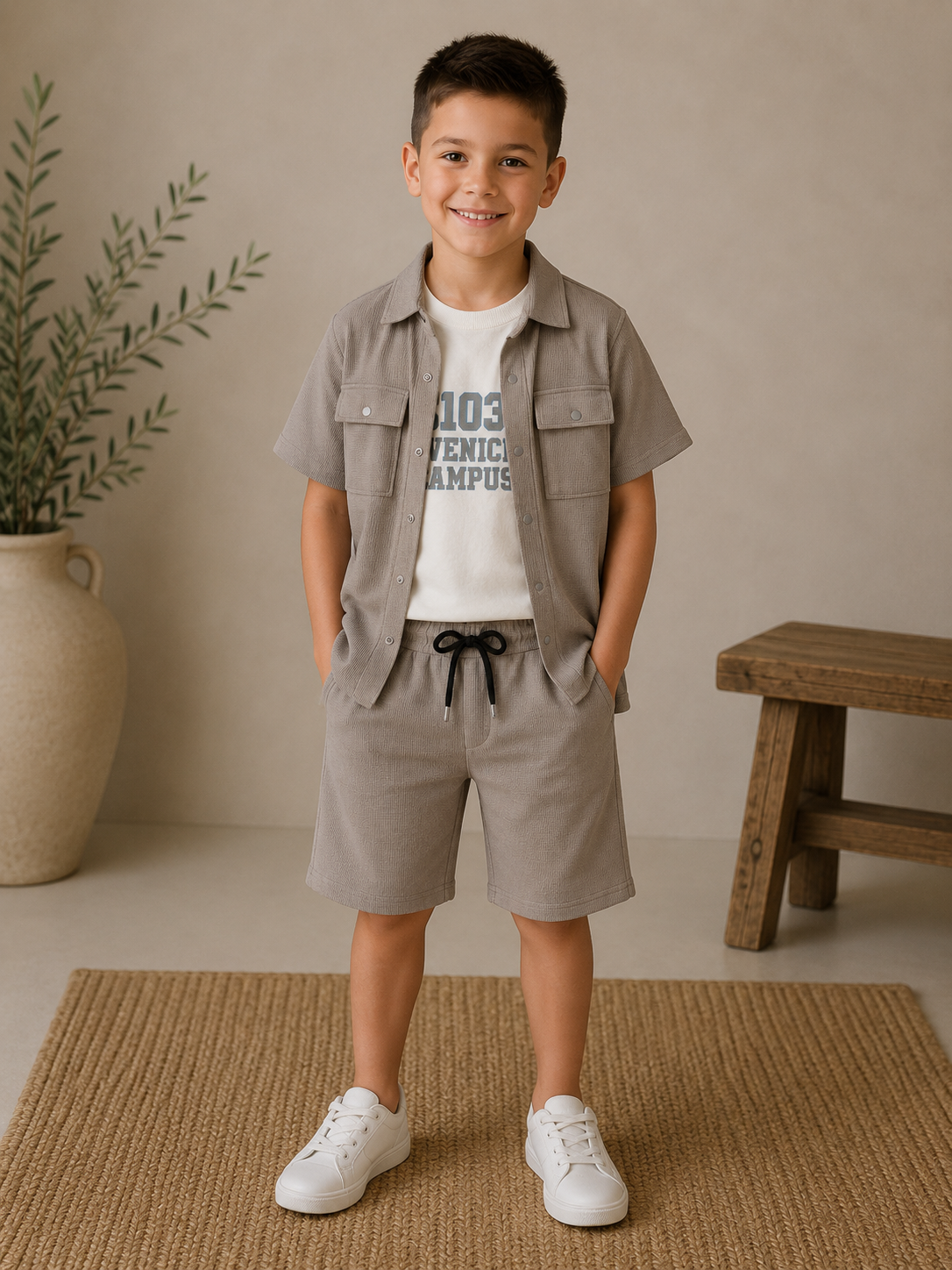 Outfit Set Baumwolle Kurzarm
