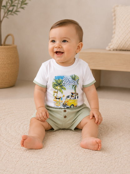 Baby Set Baumwolle Print