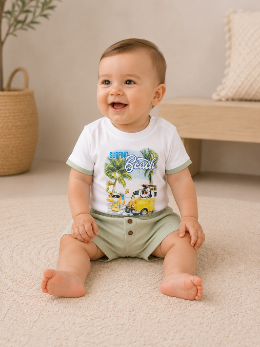 Baby Set Baumwolle Print