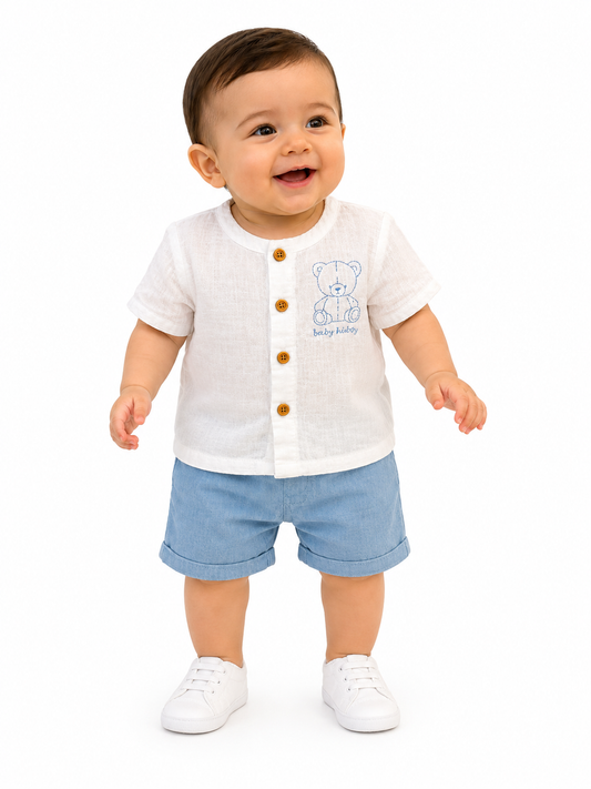 Baby Set Baumwolle Bär