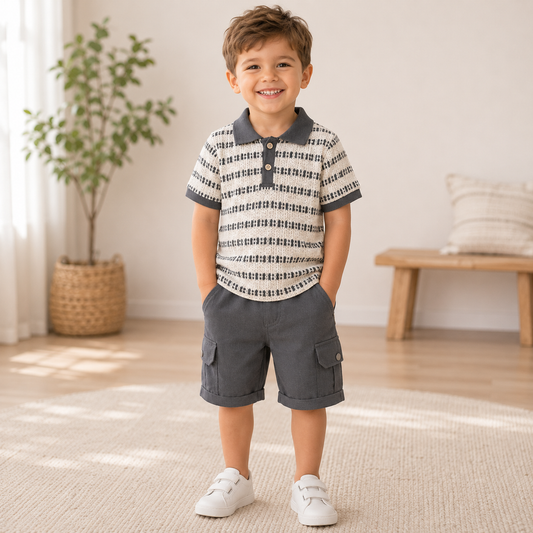 Set Polo Shirt Shorts