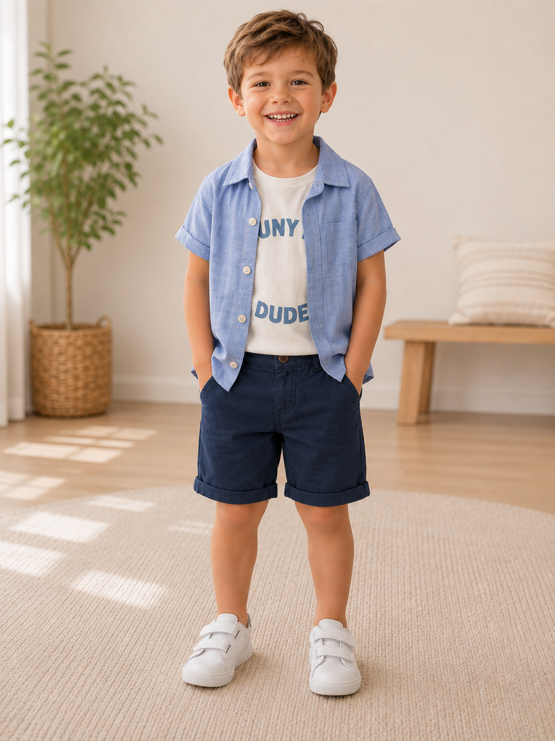 Set Hemd Shorts 2tlg