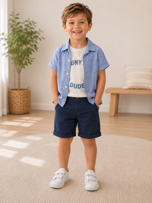 Set Hemd Shorts 2tlg