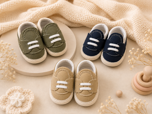 Baby Halbschuhe Canvas