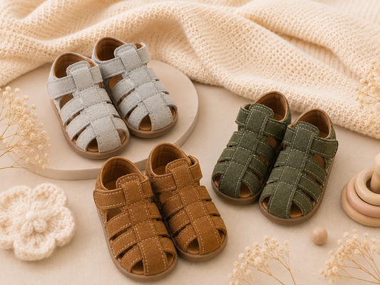 Baby Sandalen Wildlederoptik