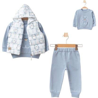 Baby Set Baumwolle Bärenprint