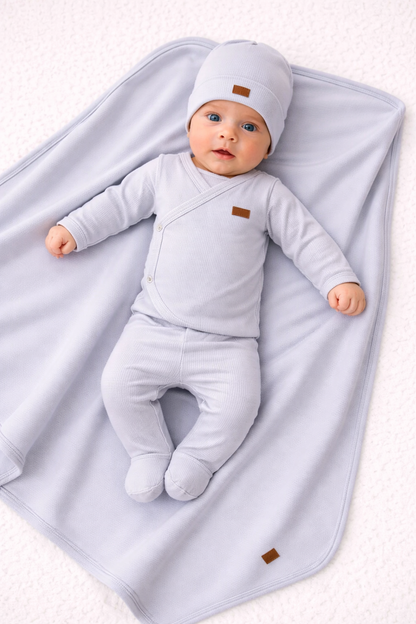 Erstlingsset für Neugeborene – 4-teilig & super weich 👶💕