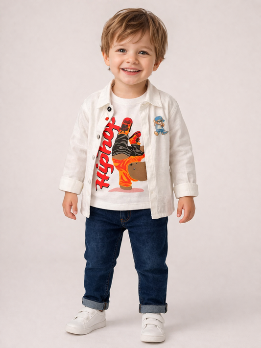 Kinder Set Hemd Shirt Jeans