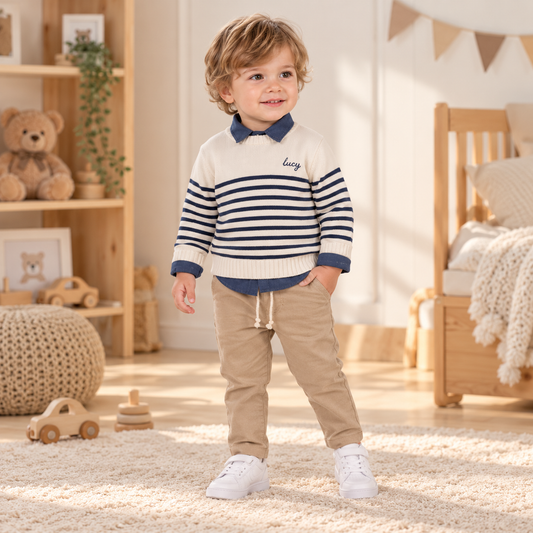 Baby Jungen Set 3-teilig Streifen