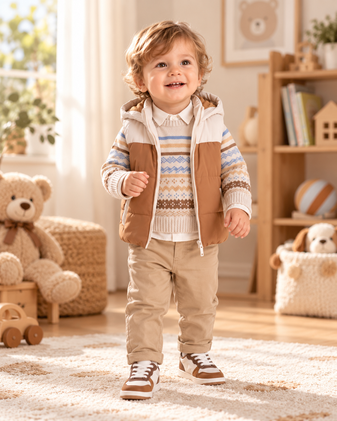 Baby Jungen Set 4-teilig Strickmuster