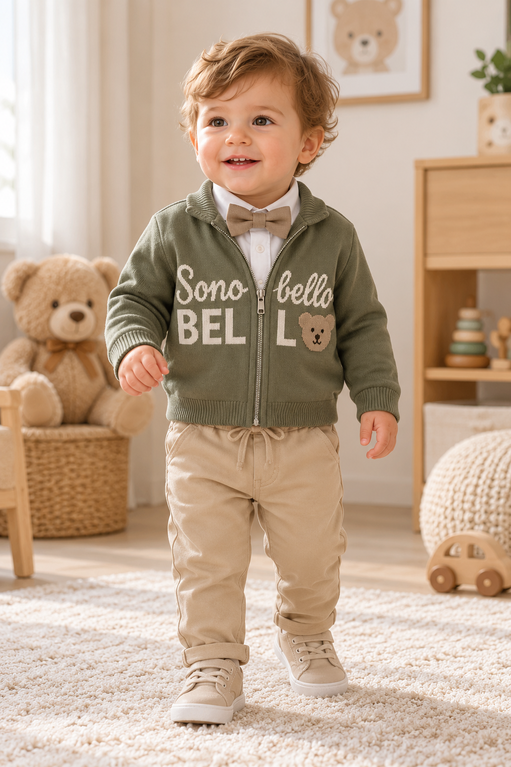 Baby Jungen Set 4-teilig Teddy