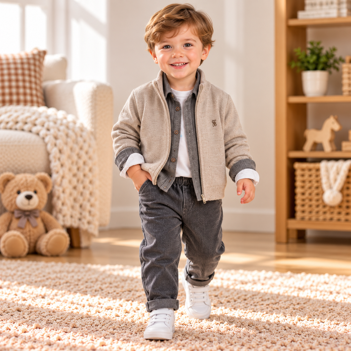 Baby Jungen Outfit 4-teilig
