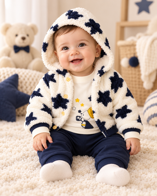 Baby Jungen Set 3-teilig Sterne