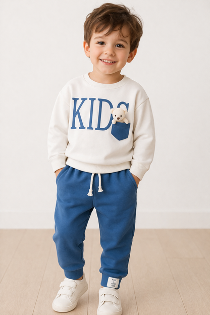 Zweiteiliges Outfit-Set für Jungen – gemütlich & süß 🐻👦
