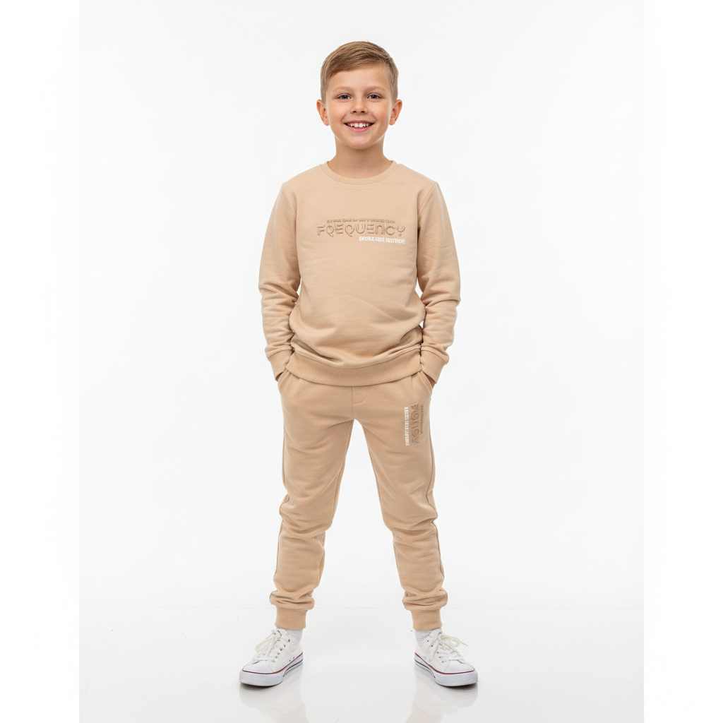 2-teiliges Jungen Outfit – Sweatshirt & Jogginghose – 100% Baumwolle