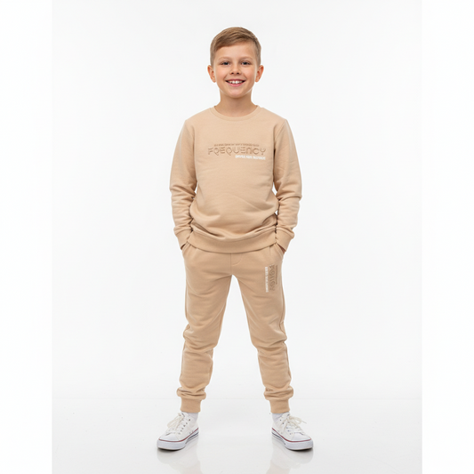2-teiliges Jungen Outfit – Sweatshirt & Jogginghose – 100% Baumwolle