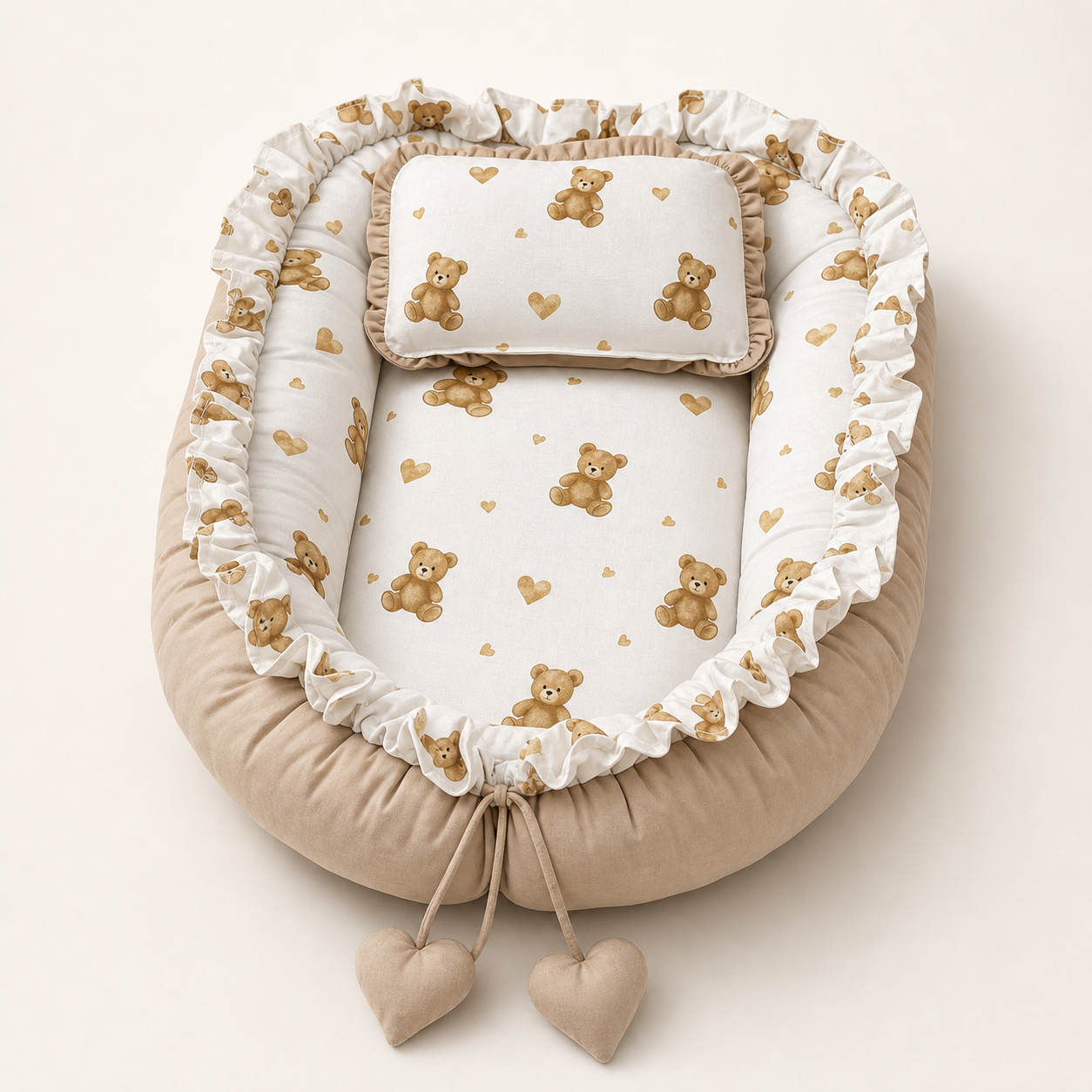 Babynest Set Beige Teddy