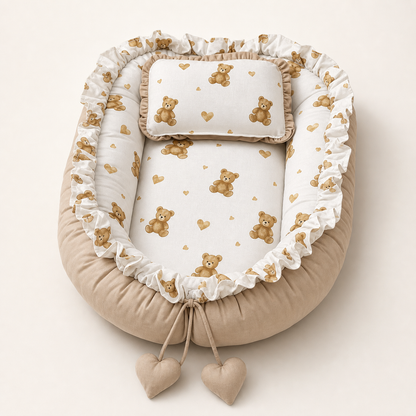 Babynest Set Beige Teddy