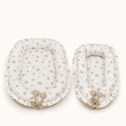 Babynest Set Beige Mond