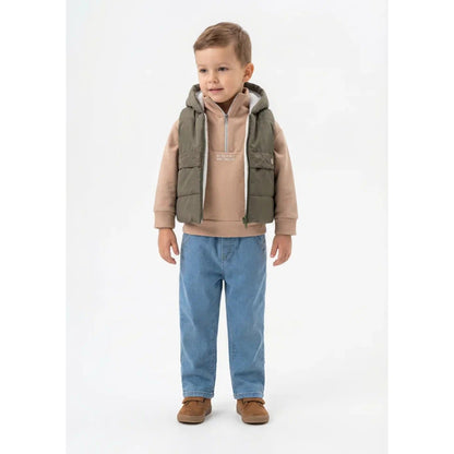 Jungen Outfit Weste Jeans