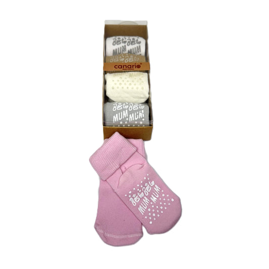 5er Baby Socken Set – Rutschfest, Weich & Bequem