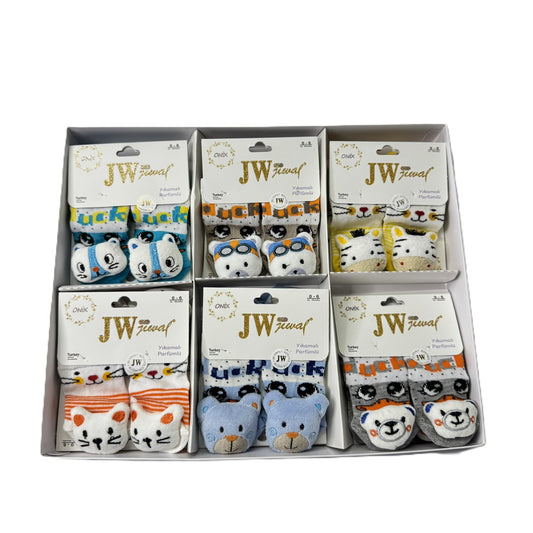 Babysocken 0–6 Monate – Tiermotiv