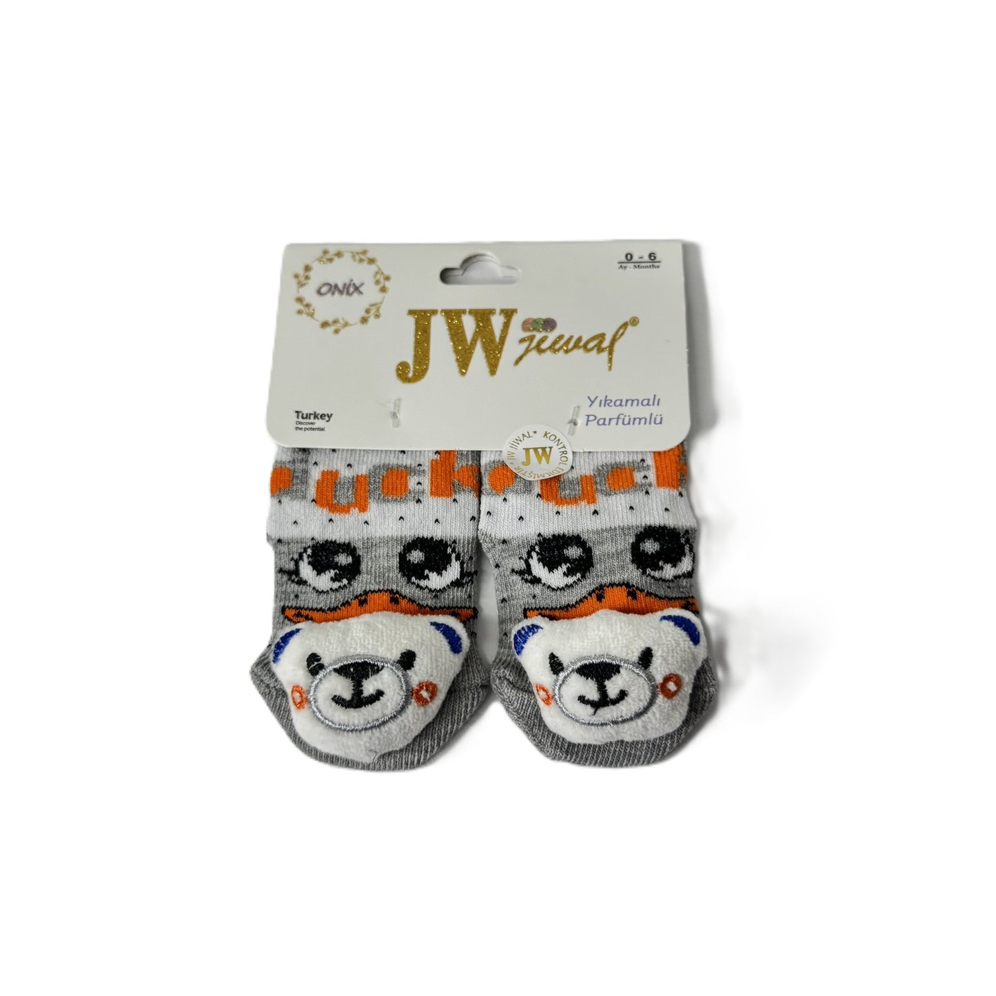 Babysocken 0–6 Monate – Tiermotiv