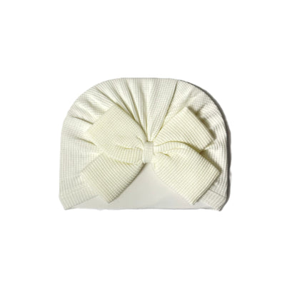 Baby Turban Mütze mit großer Schleife – 5 Farben erhältlich