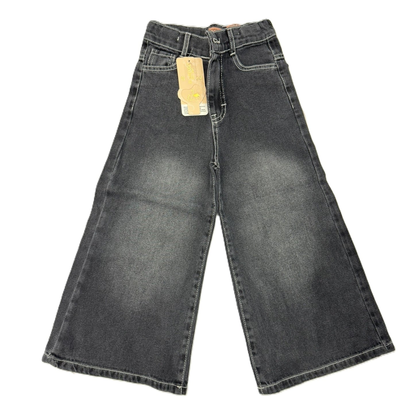 Schwarze Mädchenjeans – weiter Schnitt & super bequem 👖🖤