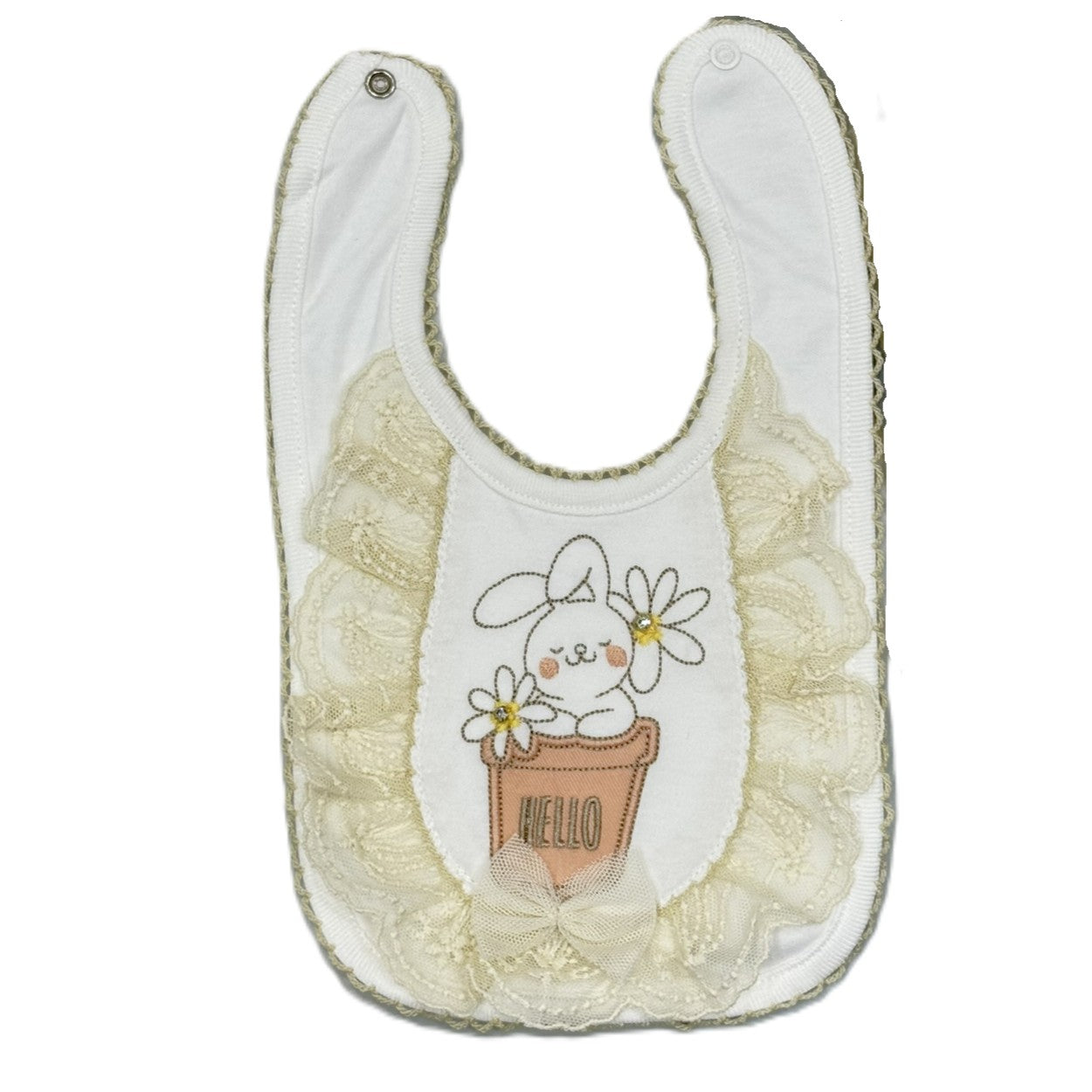 Babylätzchen für Mädchen – verspielt & elegant (4 Farben) 🎀👶