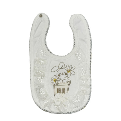 Babylätzchen für Mädchen – verspielt & elegant (4 Farben) 🎀👶