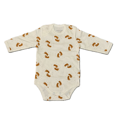 Baby Body Füßchen – Langarm | Creme | Unisex
