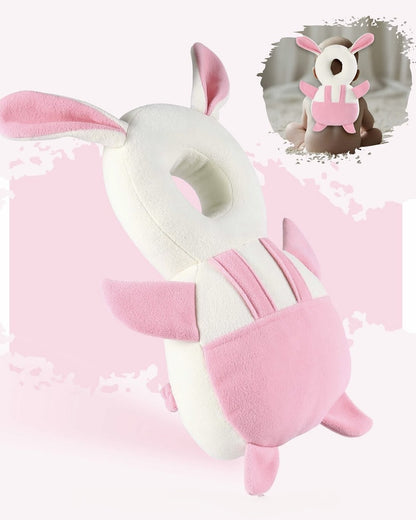 Baby Kopfschutzrucksack Hase